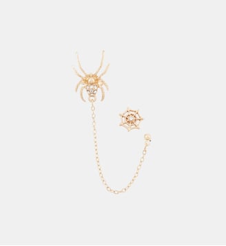 Set de bijoux d'oreilles araignée Halloween - Balaboosté - Doré