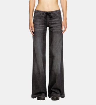 Relaxed Low Waist 2078 D-Ainty Joggjeans® - Diesel - Noir et gris foncé