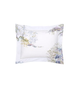 Taie d'oreiller en percale de coton Yves Delorme