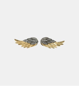 Boucles d'Oreilles Rock Feather - Zadig&Voltaire - Jaune matt or