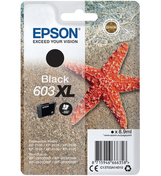 Cartouche d'encre 603XL Noir Etoile de Mer - Epson - Noir