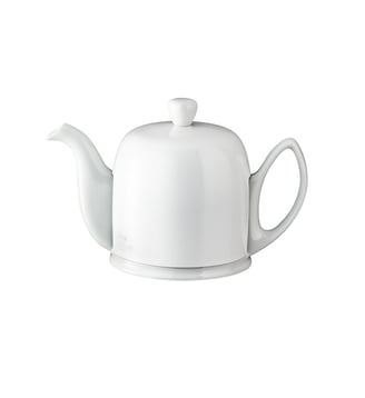 Théière 4 Tasses Cloche Blanche - Salam Monochrome - Degrenne - Blanc