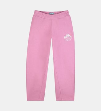 Pantalon de jogging - Kenzo Kids - Depp pink