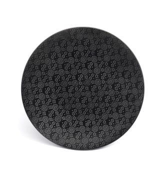 Assiette plate Black Japan ronde Ø27 cm - Médard de Noblat - Noir