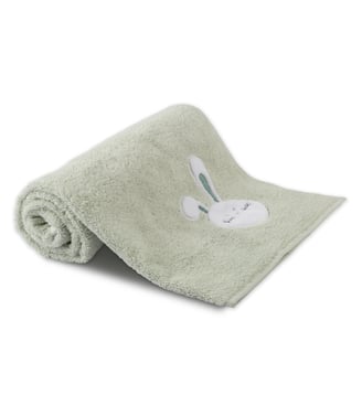 Drap de douche pur coton - Garnier Thiebaut - Vert d'eau