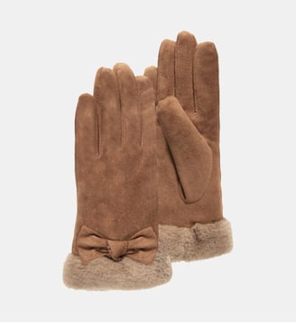 Gants tactiles, chauds, doublés imitation fourrure, taille unique Isotoner
