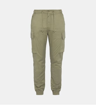 Pantalon cargo droit coton - Schott - Kaki