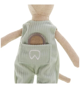 Peluche petite souris des dents - Amadeus - Vert
