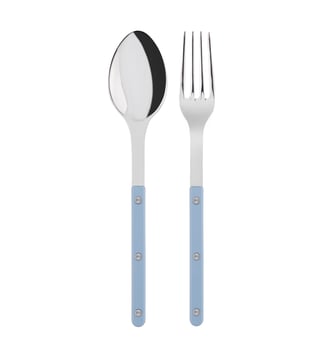 Couverts de service, Bistrot Uni - Sabre - Bleu pastel