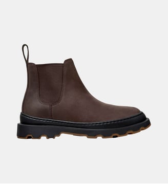 Bottines Brutus+ cuir - Camper - Marron foncé
