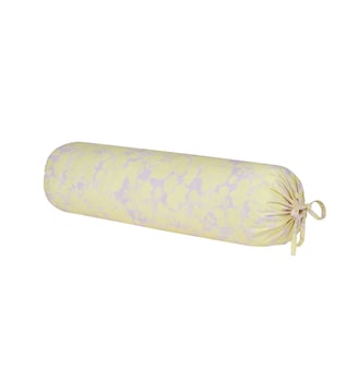 Coussin traversin Charlie - Nobodinoz - Yellow flowers