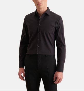 Chemise d'affaires 1/1 Slim Col Kent - Seidensticker - Noir