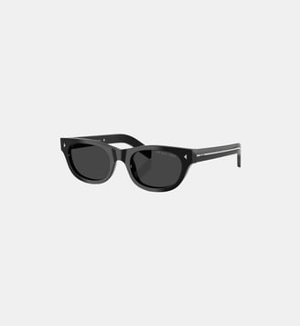 Lunettes de soleil Œil de chat PR C09SF - Prada - Noir