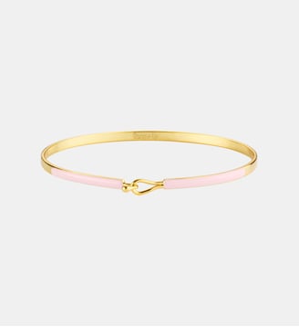 Bracelet fermoir en goutte - Bangle Up - Rose poudré
