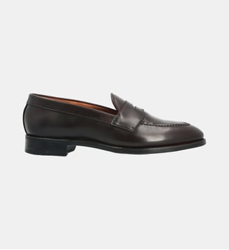 Mocassin mayfair - cuir lisse - Bowen - Rouge et orange