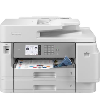 Imprimante jet d'encre MFC-J5955DW - Brother - Blanc