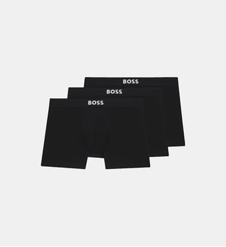 Lot de 3 boxers coton stretch - BOSS - Noir