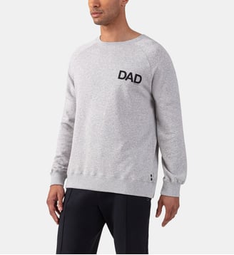 Sweatshirt en coton bio "DAD" - Ron Dorff - Gris