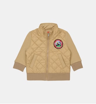Veste matelassée avec logo - Diesel Kids - Sable