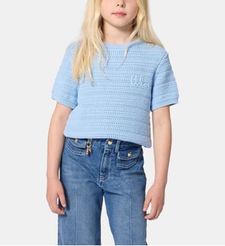 Pantalon en jean - Chloe Kids - Double stone et brossage