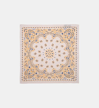 Petit foulard à motifs PAISLEY - Wild - Blanc