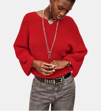 Gilet Isaac - Ba&sh - Rouge