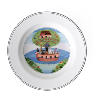 Assiette creuse Arche de Noé - Villeroy & Boch - Multicolore