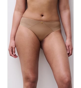 Culotte maille douce - Chantelle - Café latte