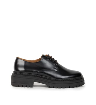 Derbies Dasha Cuir Glacé - Bobbies - Noir siyah