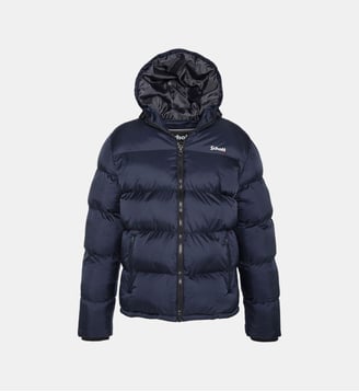 Doudoune Idaho capuche - Schott - Marine