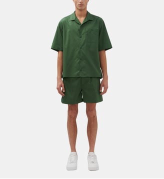 Chemise resort Manche courte Regular Col Revers - Studio Seidensticker - Vert