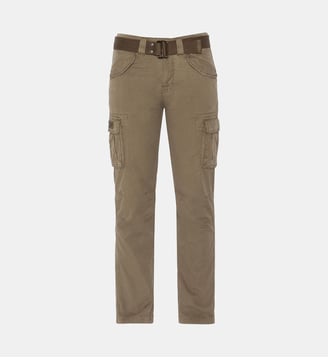 Pantalon cargo multipoches - Schott - Olive