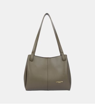 Sac cabas épaule Sierra Haus en cuir - Lancaster - Kaki