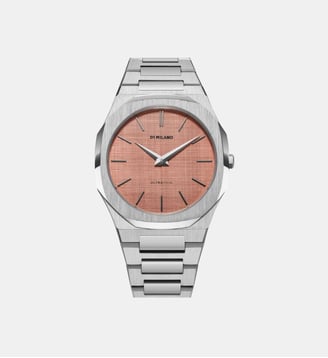 Montre Ultra thin Rose A-UTBJ26 - D1 Milano - Argenté