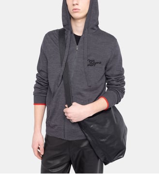 Cardigan Clash 100% Laine - Zadig&Voltaire - Gris chiné clair