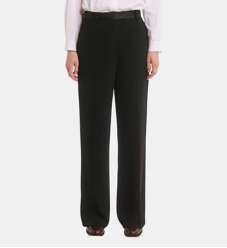 Pantalon fluide à ceinture en satin - MAIRA Pablo