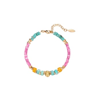 Bracelet perles - Hipanema - Violet et bleu