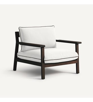 Fauteuil de jardin en acacia - AM.PM - Craie