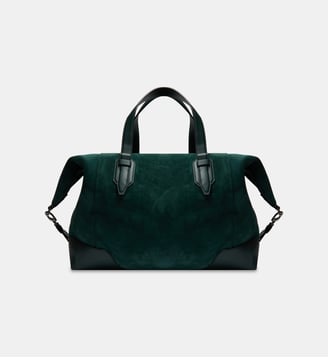Sac week-end Charlie en cuir - Lancel - Vert