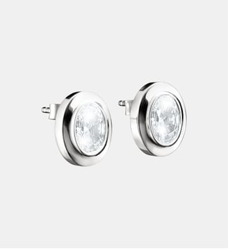 Clous d’oreilles zirconiums ovales - Thomas Sabo - Argent