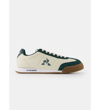 Sneakers retro-foot - Le Coq Sportif - Turtle dove et trekking green
