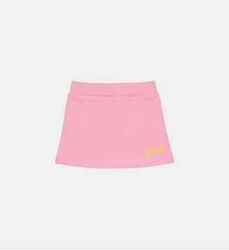Jupe mini avec logo - Diesel Kids - Rose vif