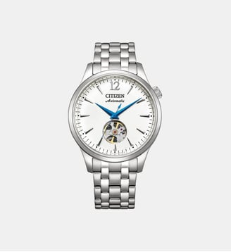 Montre automatique Platform Blanc NH9131-73A - Citizen - Argenté