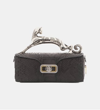 Sac Pencil Cat En Python - Lanvin - Anthracite