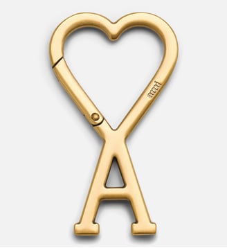 Porte-Clés Mousqueton Ami de Coeur unisexe - AMI Paris - Laiton vibré