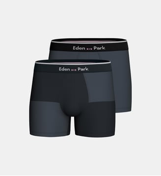 Pack 2 boxers avec motif Eden Park - Eden Park - Bleu marine