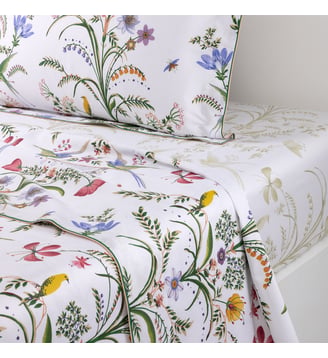 Drap plat en satin Yves Delorme
