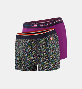 Lot de 2 boxers en coton Le Slip Francais