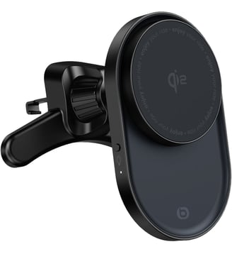 Support magnétique avec charge sans fil Qi2 - Essentiel B - Noir