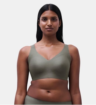 Soutien-gorge sans armature - Chantelle - Vert argile